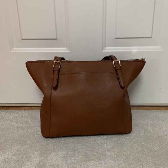 Michael Kors brown leather tote bag - Picture 2 of 5